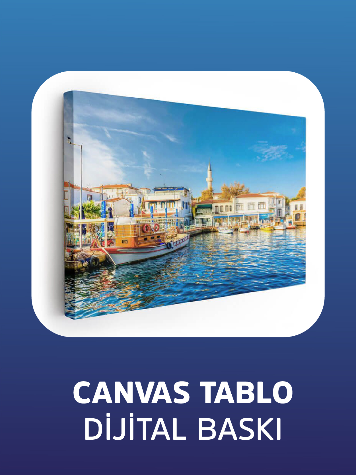 Kanvas Kumaş Tablo Baskı