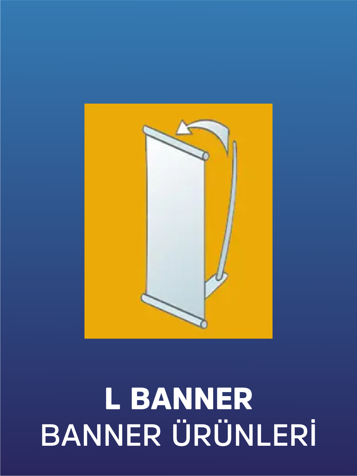 L Banner Stand