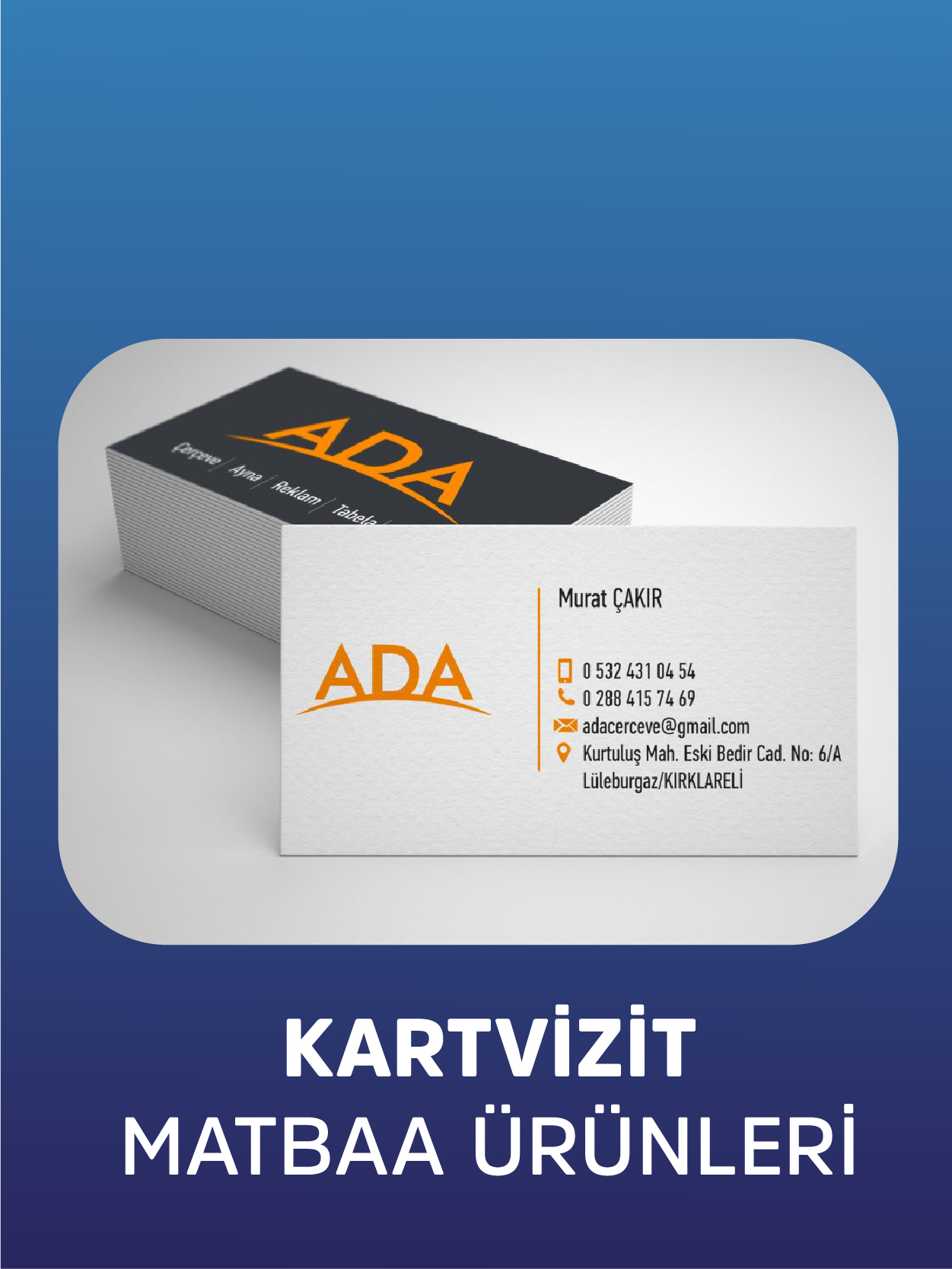 Ucuz Kartvizit Baskı