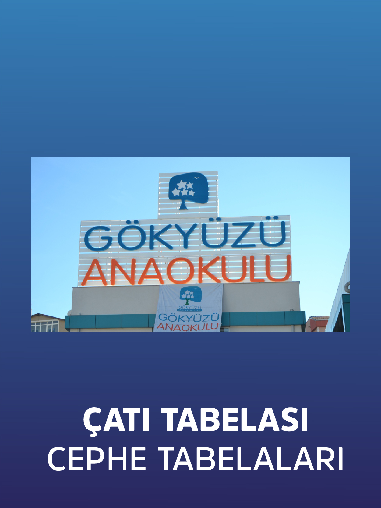 Özel Tasarım Ahşap Tabela